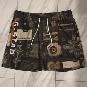 Men’s G-Star Raw Dirik Allover Swim Shorts